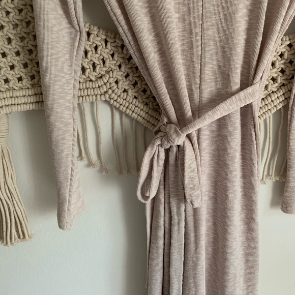 Some Days Lovin’ Oatmeal Wrap Dress - Picture 6 of 7